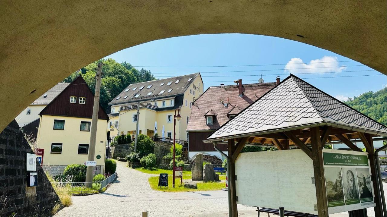 Hotel Erbgericht Bad Schandau Buitenkant foto